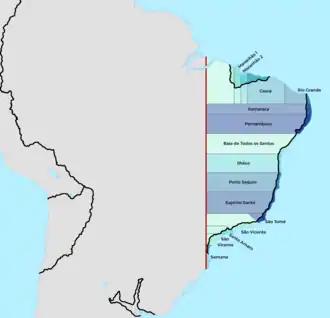 Le Brésil en 1534