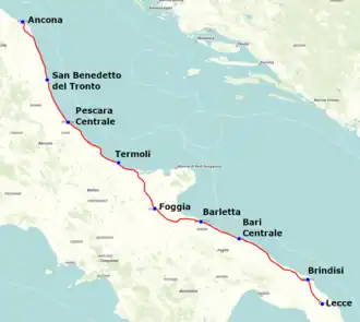 Image illustrative de l’article Ligne adriatique