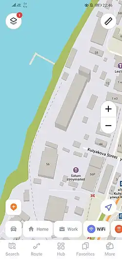 Description de l'image Maps.me android screenshot 2023-09.jpg.