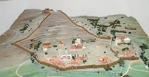 Maquette de Kalaa de Beni Hammad.