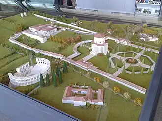 Maquette de l'ensemble monumental de Cassinomagus.