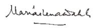 signature de María Elena Walsh
