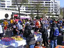 Une zone de ravitaillement lors de l'édition 2010.