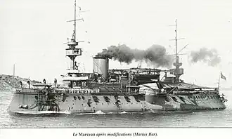 Le cuirassé Marceau.