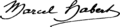 Signature de Marcel Habert