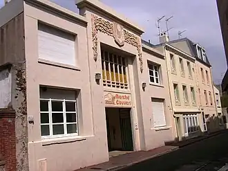 Le marché couvert.
