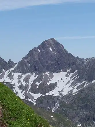 Face sud de la Marchspitze.