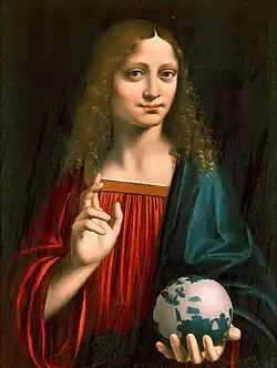 Marco d'Oggiono, Salvator Mundi (c. 1500), Galerie Borghèse, Rome