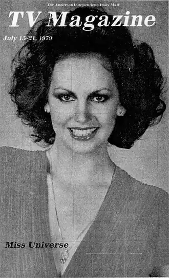 Miss Univers 1978 Margaret Gardiner