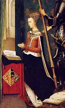 Portrait de Marguerite de Danemark.