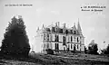 Le château du Marhallac'h vers 1920 (carte postale Villard).