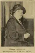 Maria Bonnefoy photographiée au Palais de Justice