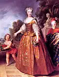 Marie, reine de France, par François Stiémart (XVIIIe&nbsp;siècle).