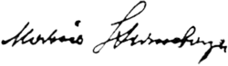 signature de Maria Stromberger