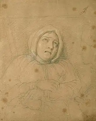 Portrait de la marquise de Brinvilliers,Charles Le Brun
