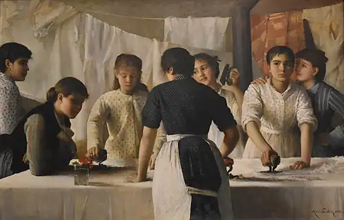 Blanchisseuses (1882), Limoux, musée Petiet.