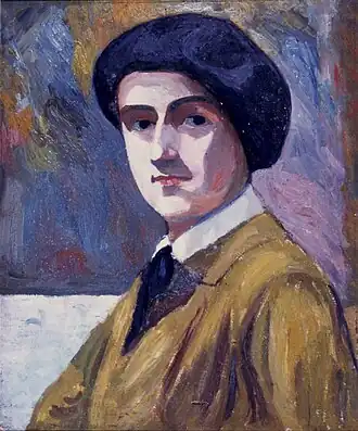 Portrait de Raymond Dendeville, première moitié du XXe&nbsp;siècle, huile sur toile, musée d'Elbeuf.