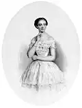 Marie Taglioni créatrice du rôle d'Héléna dans Robert le Diable