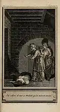 J'ai achevé de tuer ce malade..., Borgnet, graveur