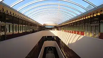 Intérieur du centre municipal du comté de Marin.