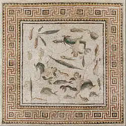 Mosaïque marine, vers 200–230