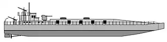 illustration de Marinefährprahm