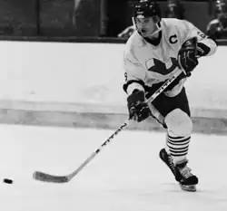 Photographie de Mario Lemieux avec les Voisins de Laval