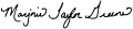 Signature de Marjorie Taylor Greene