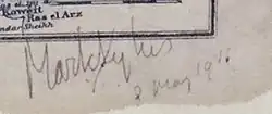 signature de Mark Sykes