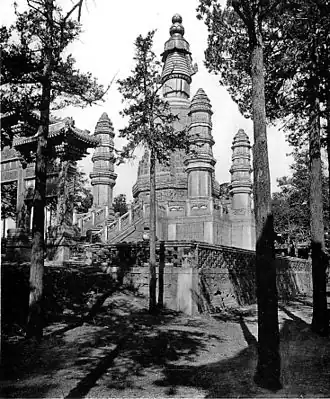 Pagode Qingjing Huayu au temple Jaune de l'Ouest.