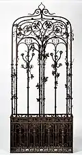 Vestiaire en fer forgé, Rouen, Musée Le Secq des Tournelles.