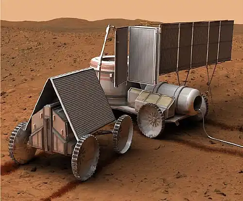 Production d'électricité par un générateur nucléaire (source : NASA).