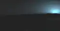 Lever de soleil martien sur Chryse Planitia par Viking 1.