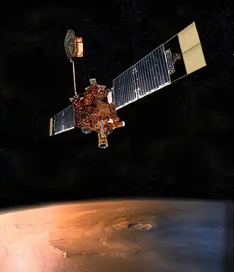 Mars Global Surveyor (vue d'artiste).