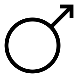 Symbole mâle