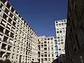 Grande barre, tour et petite barre, square Protis.