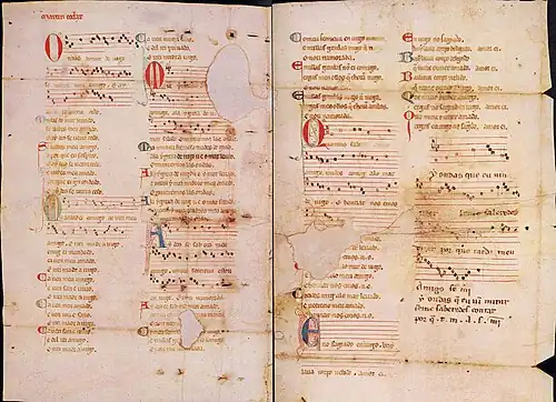Œuvre de Martin Codax.