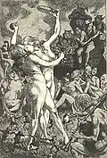 Illustration de La Sorcière, par Martin van Maële