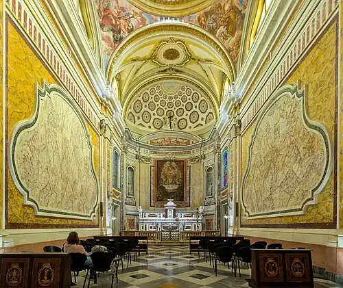 La chapelle du Saint Sacrement.
