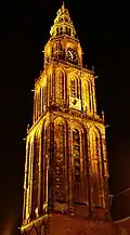 Martinitoren de nuit