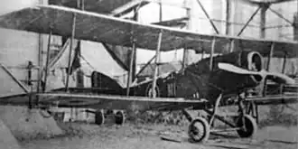 Vue de l'avion.