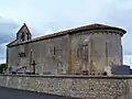 Vue sud-est de l'église (oct.&nbsp;2012)