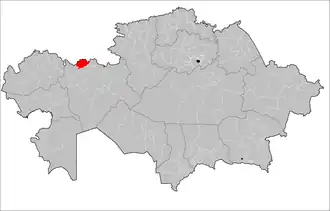 Localisation de District de Martuk