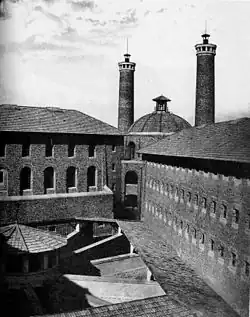 Intérieur de la prison de la Santé (Paris) au XIXe siècle