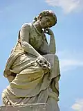 Monument de Mary Ann Hall, (détail), cimetière du Congrès