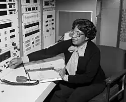 Mary Jackson au travail en 1980.