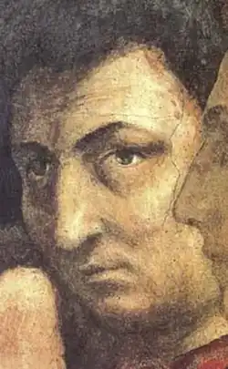 Masacciodétail de La résurrection du fils de Théophilevers 1425