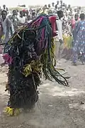 Masque singe bwa à Zawara.
