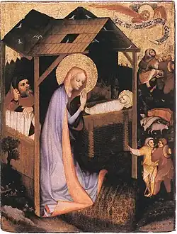 Adoration de Jesus, avant 1380.