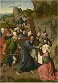 Maître de Hoogstraeten (en), Le Portement de la croix, vers 1500 [383].